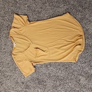 The Pocket T-Shirt Z SUPPLY Small Mustard color